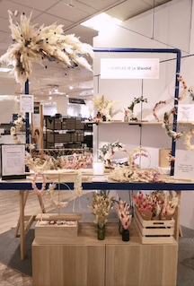 Le joli stand du pop-up